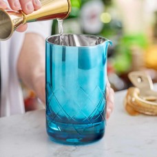 Mixing Glass Vidrio Azul 500ml